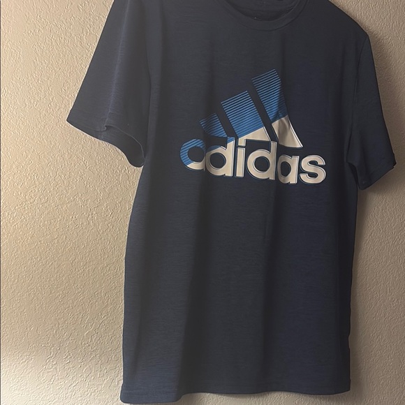 Adidas Men's Navy Blue T-Shirt - Picture 5 of 5